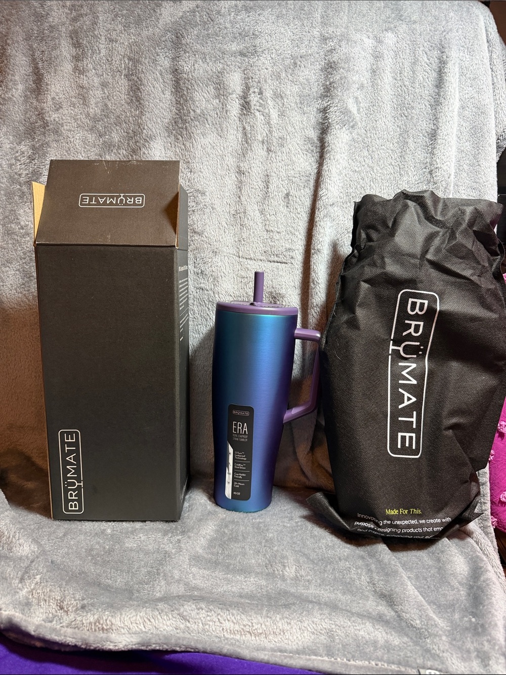 BrüMate ERA Travel Mug in Iridescent Blue-Purple 40 oz era